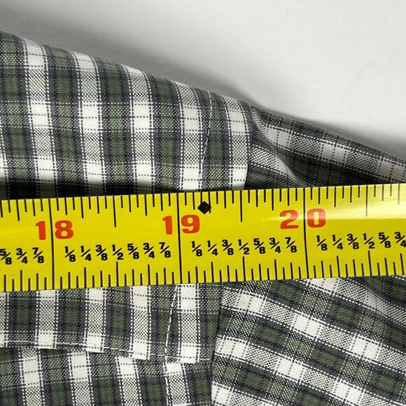 Brooks Brothers Casual Shirt Non-Iron 346 Green Stripe Long-Sleeve Button-Down - Picture 7 of 9